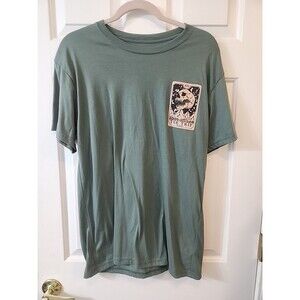 Fresh Laundry T-shirt Skull Green Design. Rock N Roll. EUC Large